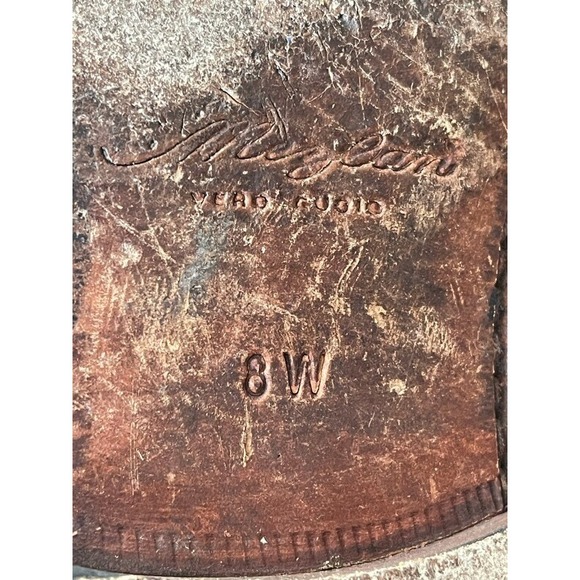 Mezlan Mens Cancun Oxford Dress Shoes Black Basket Weave Cap Toe Lace Up 8 W - Picture 7 of 7